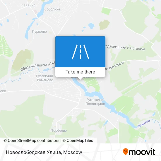 Новослободская Улица map