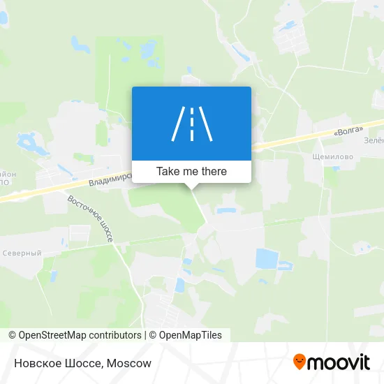 Новское Шоссе map