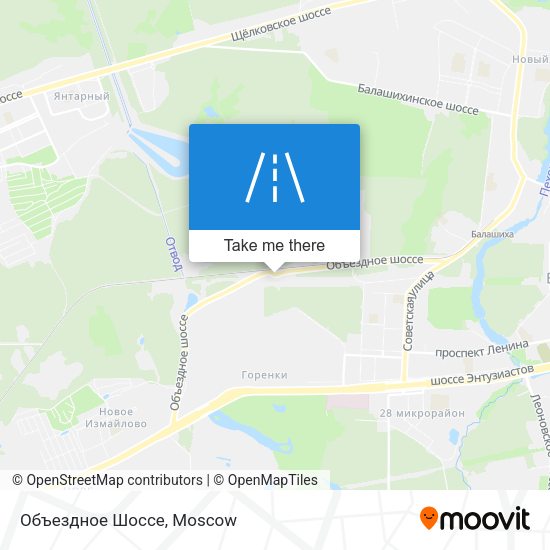 Объездное Шоссе map