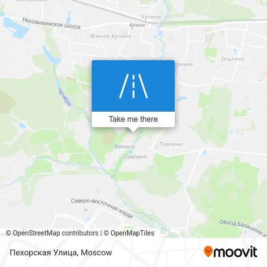 Пехорская Улица map