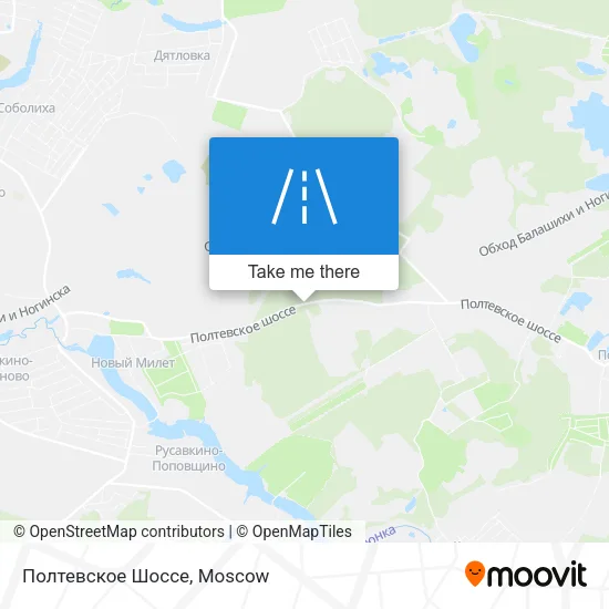 Полтевское Шоссе map