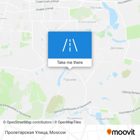 Пролетарская Улица map