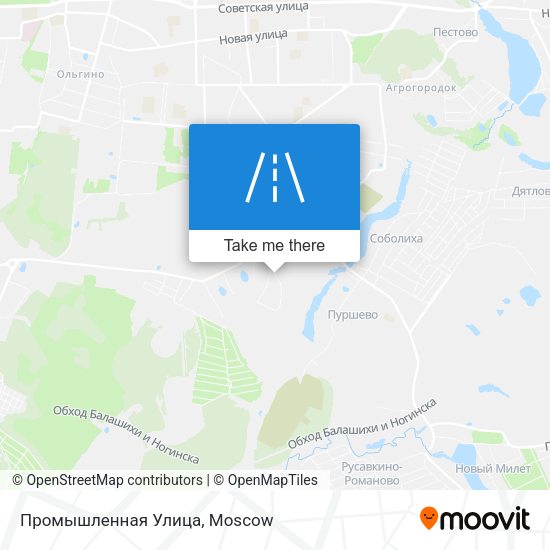 Промышленная Улица map