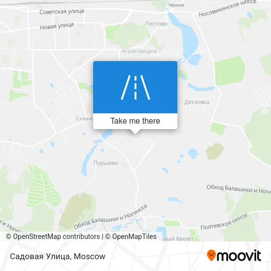 Садовая Улица map