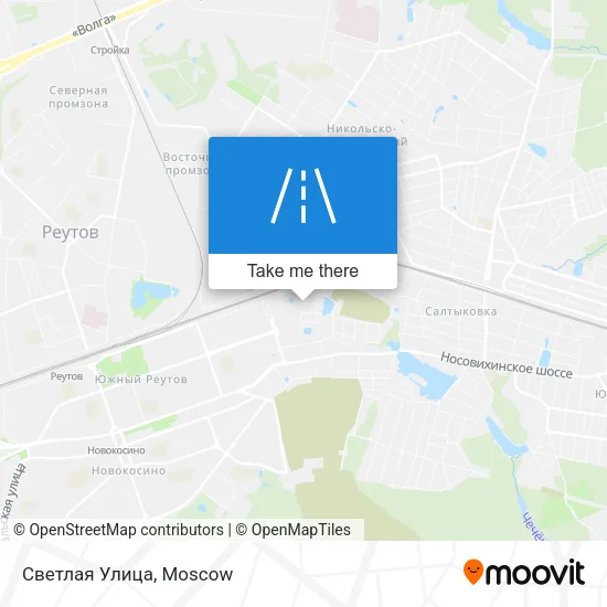 Светлая Улица map