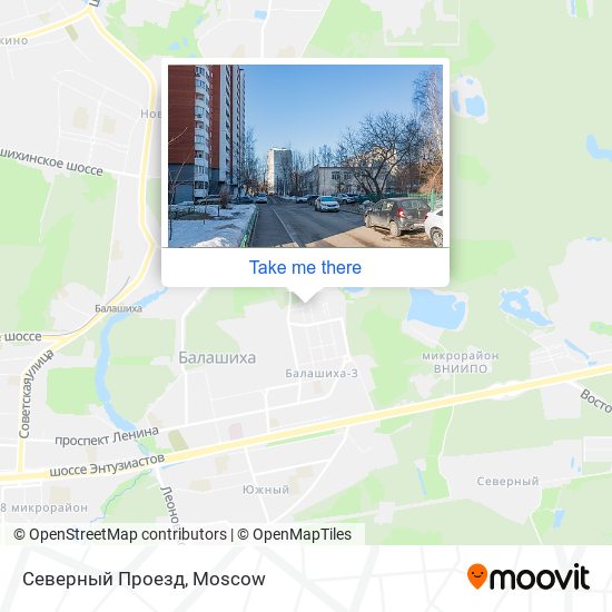 Северный Проезд map