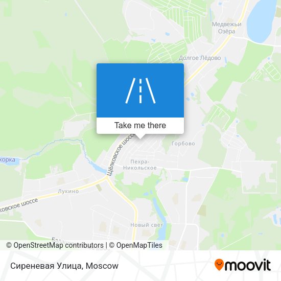 Сиреневая Улица map