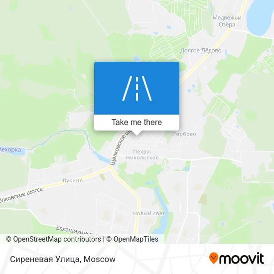 Сиреневая Улица map