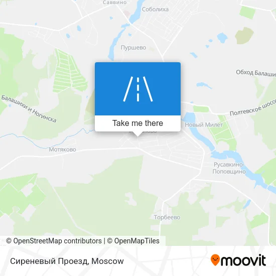 Сиреневый Проезд map