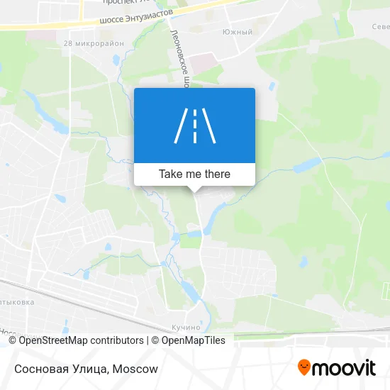 Сосновая Улица map