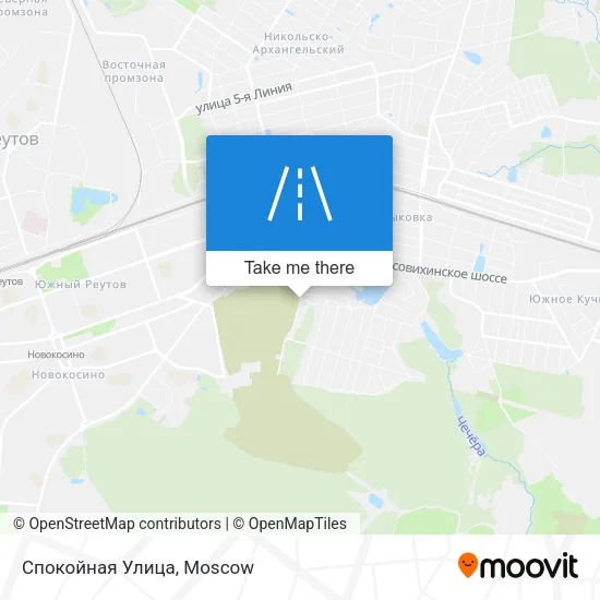 Спокойная Улица map