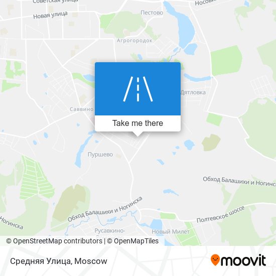 Средняя Улица map