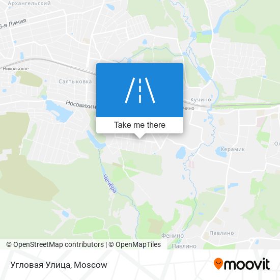 Угловая Улица map