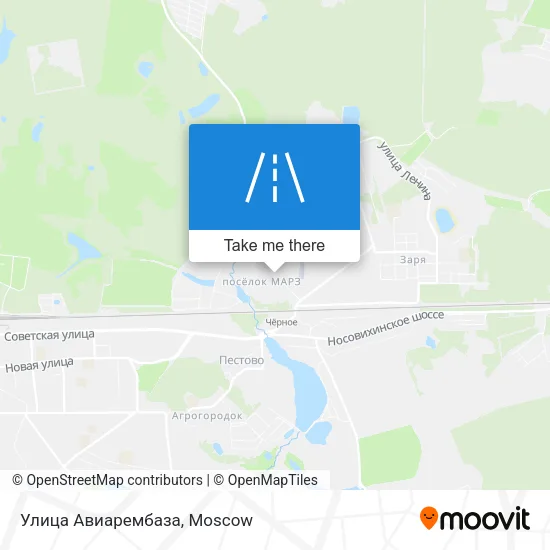 Улица Авиарембаза map