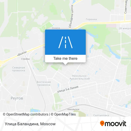Улица Баландина map