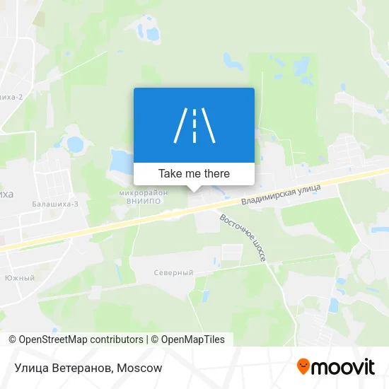 Улица Ветеранов map
