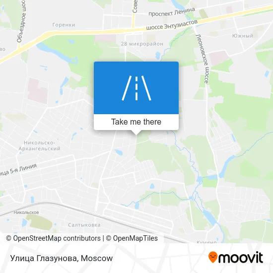 Улица Глазунова map