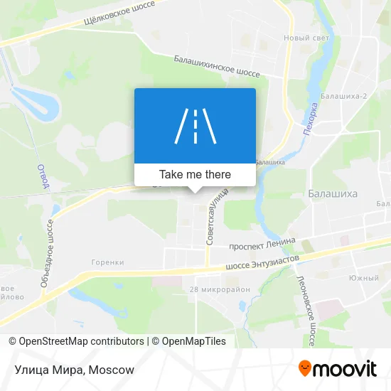 Улица Мира map
