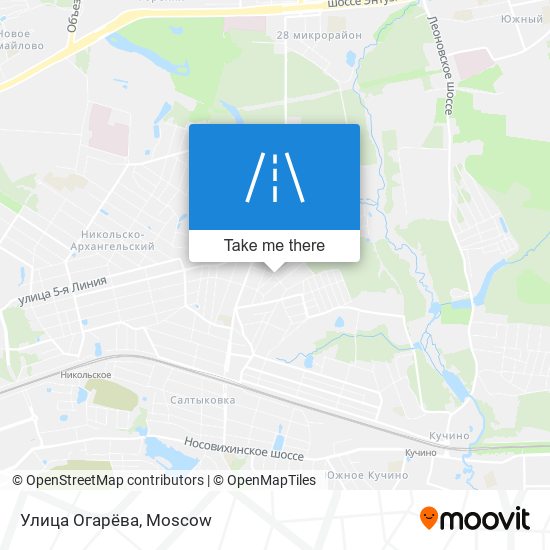 Улица Огарёва map