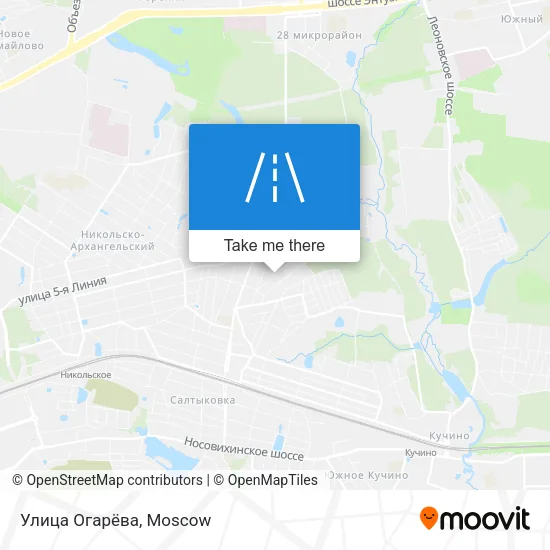 Улица Огарёва map