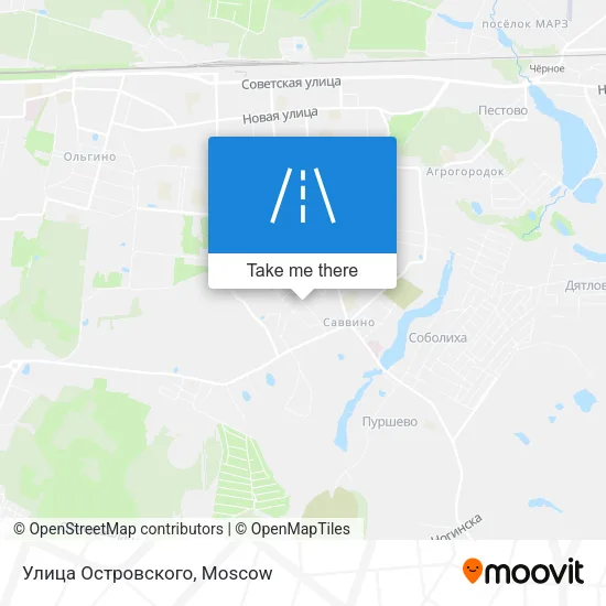 Улица Островского map