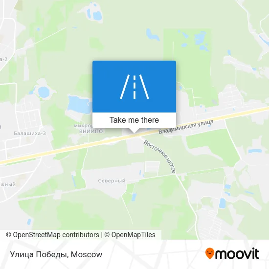 Улица Победы map