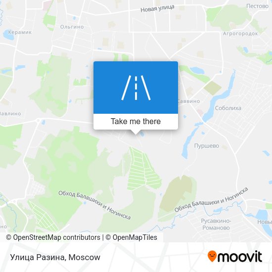 Улица Разина map