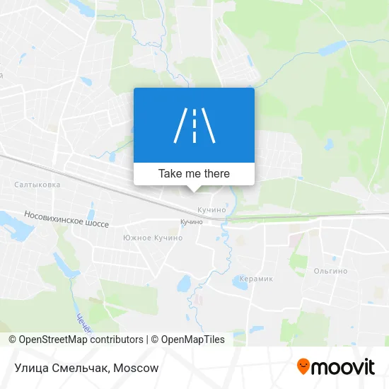 Улица Смельчак map