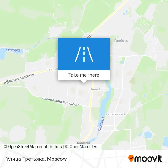 Улица Третьяка map