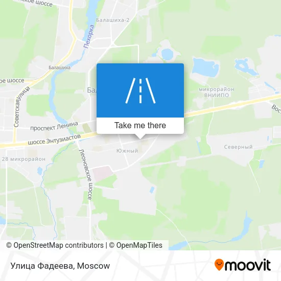 Улица Фадеева map