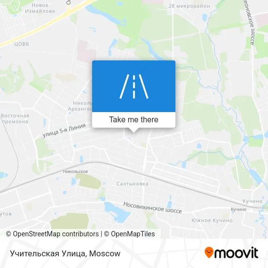 Учительская Улица map