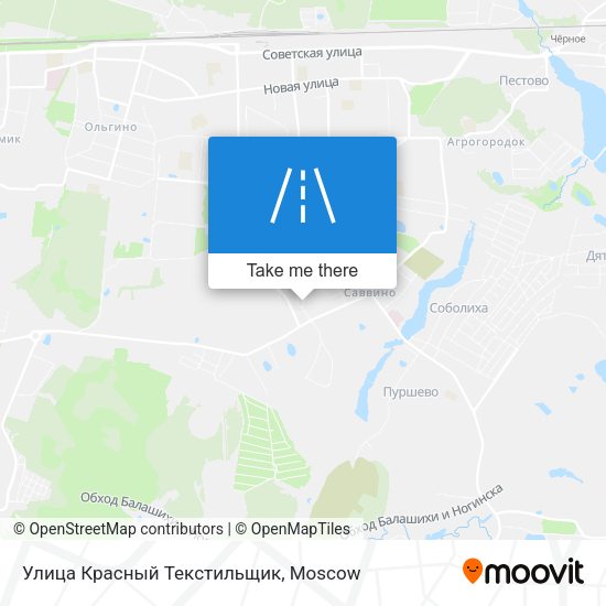 Улица Красный Текстильщик map