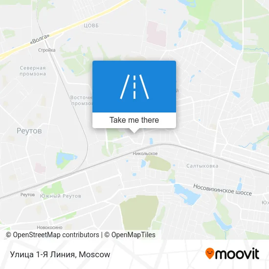 Улица 1-Я Линия map
