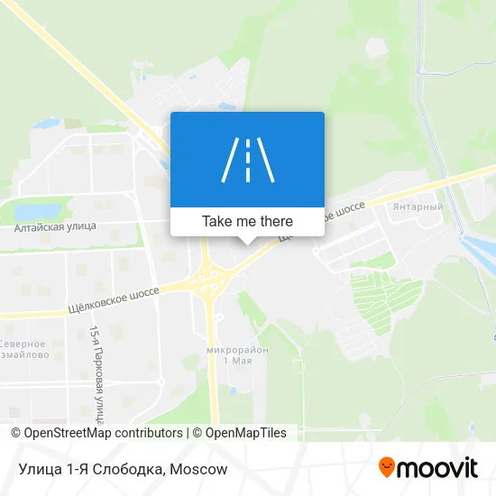 Улица 1-Я Слободка map