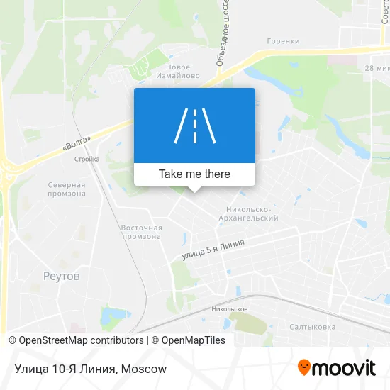 Улица 10-Я Линия map