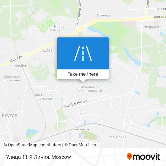 Улица 11-Я Линия map