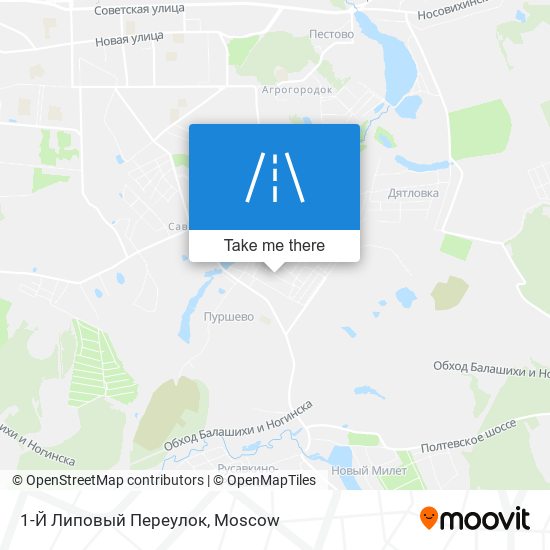 1-Й Липовый Переулок map