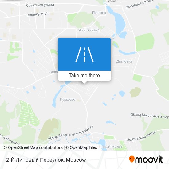 2-Й Липовый Переулок map