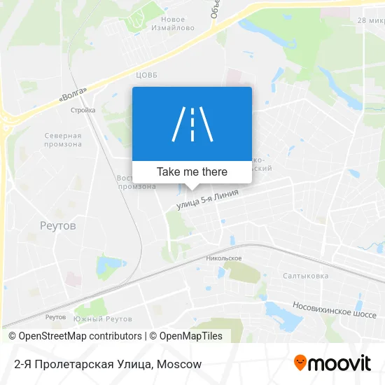 2-Я Пролетарская Улица map