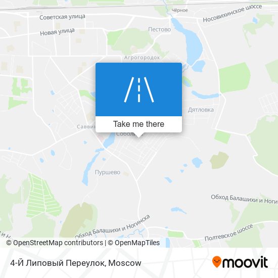 4-Й Липовый Переулок map