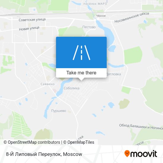 8-Й Липовый Переулок map