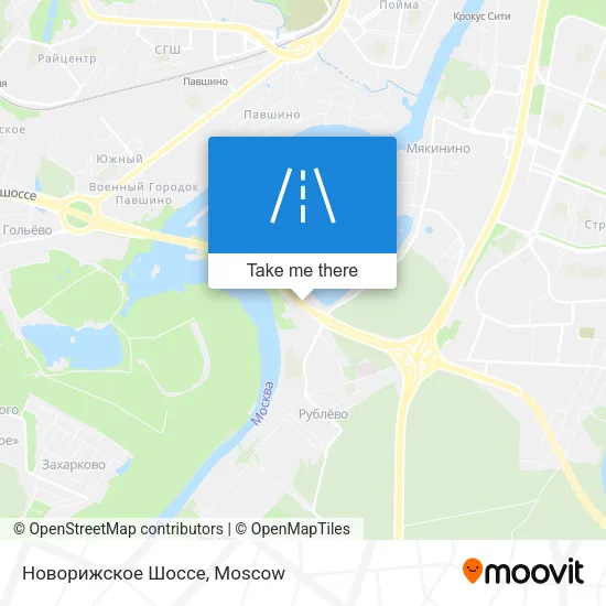 Новорижское Шоссе map
