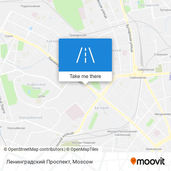 Ленинградский Проспект map