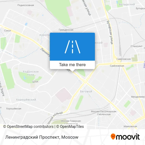 Ленинградский Проспект map
