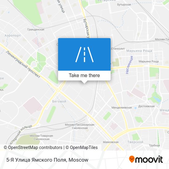 5-Я Улица Ямского Поля map