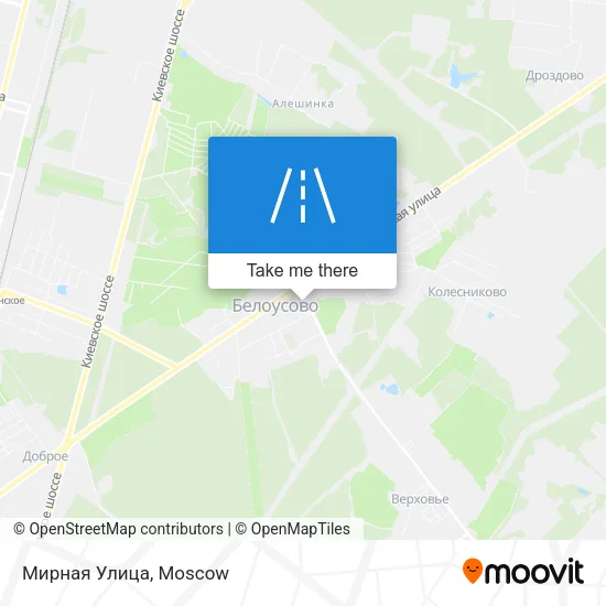 Мирная Улица map