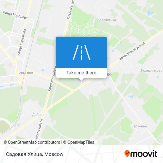 Садовая Улица map
