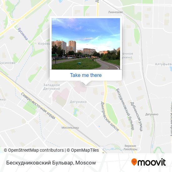 Бескудниковский Бульвар map