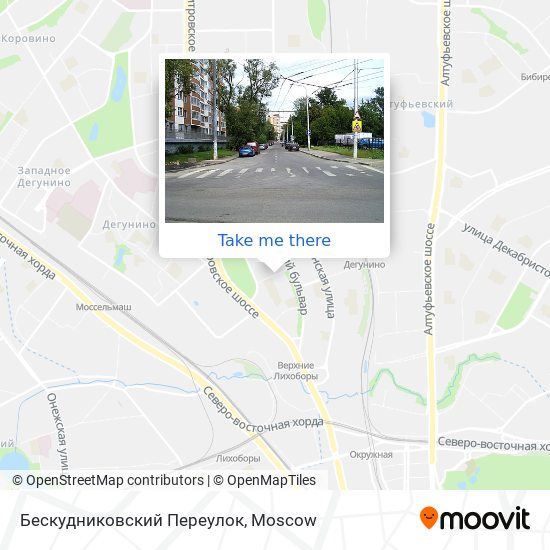 Бескудниковский Переулок map