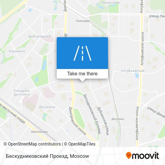 Бескудниковский Проезд map